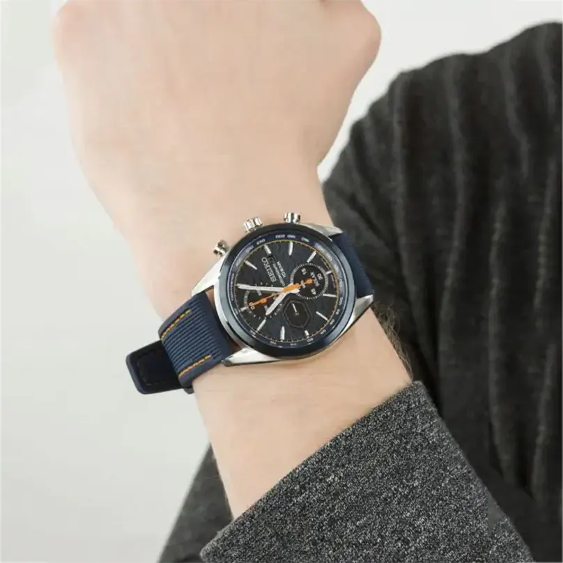 Seiko Solar Chronograph Black Dial Men’s Watch- SSC775P1